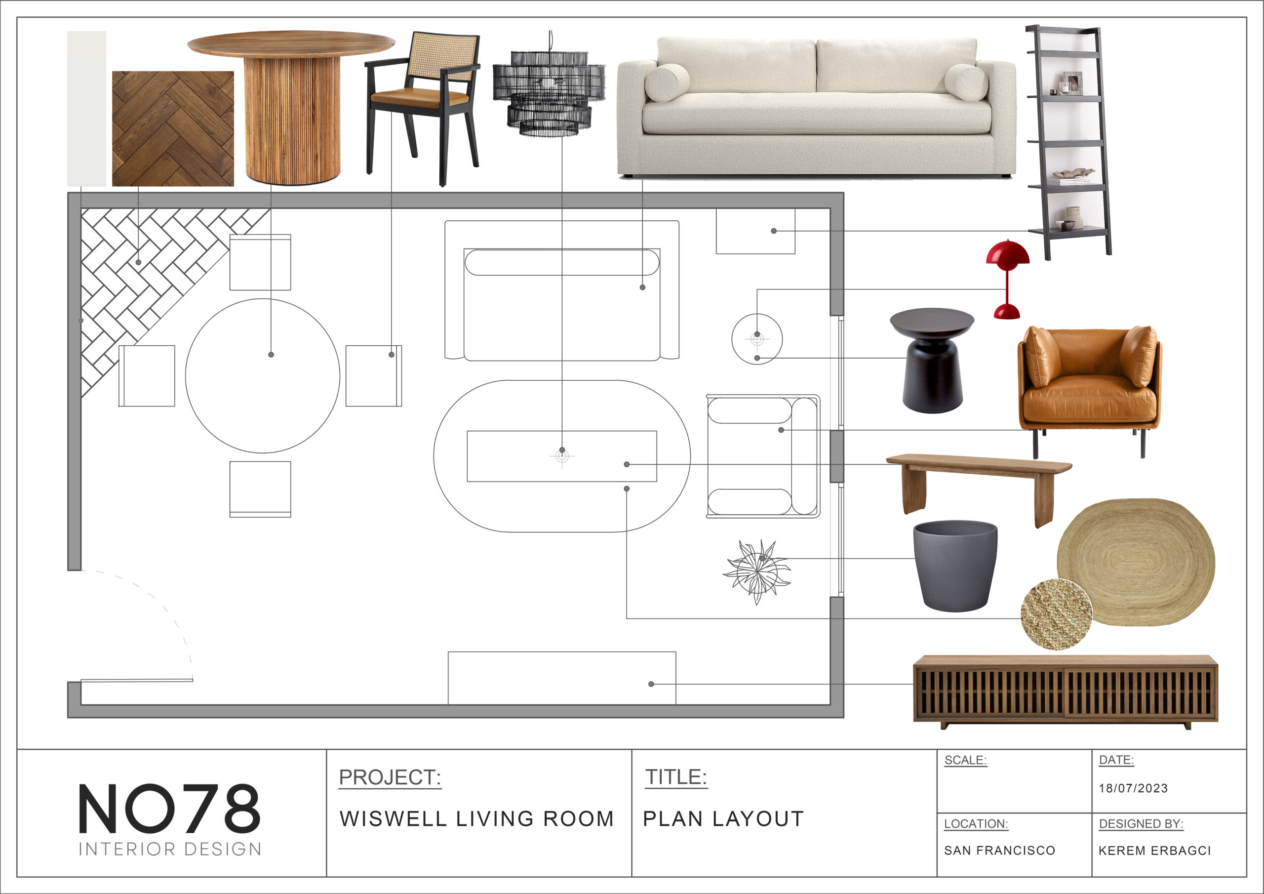 NO78 Interior Design | NIKOLAS WISWELL - LIVING ROOM